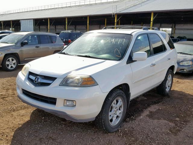 2HNYD18614H528101 - 2004 ACURA MDX TOURIN WHITE photo 2