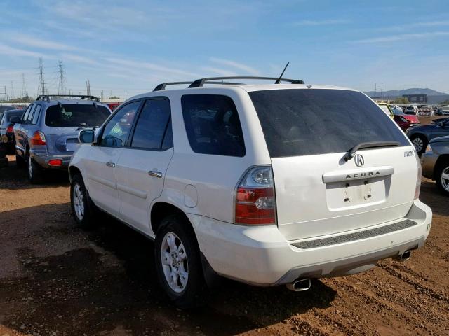 2HNYD18614H528101 - 2004 ACURA MDX TOURIN WHITE photo 3