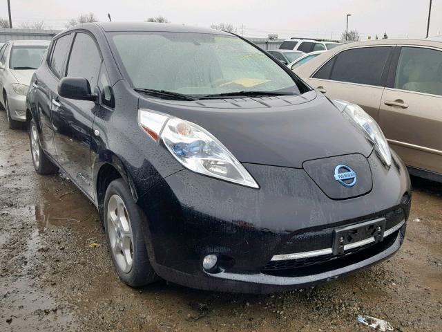 JN1AZ0CP0CT024646 - 2012 NISSAN LEAF SV BLACK photo 1