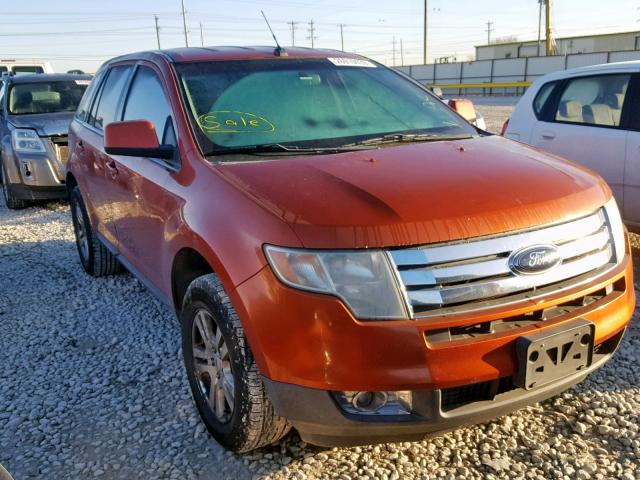 2FMDK38C18BA35289 - 2008 FORD EDGE SEL ORANGE photo 1