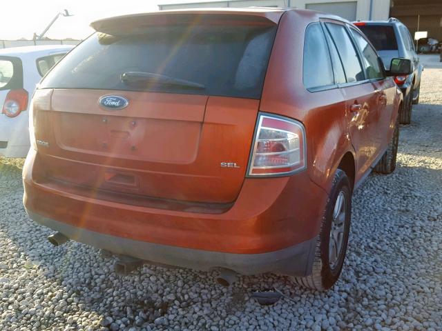 2FMDK38C18BA35289 - 2008 FORD EDGE SEL ORANGE photo 4