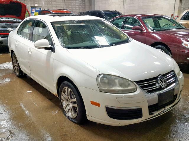 3VWDF71K06M619225 - 2006 VOLKSWAGEN JETTA 2.5L WHITE photo 1