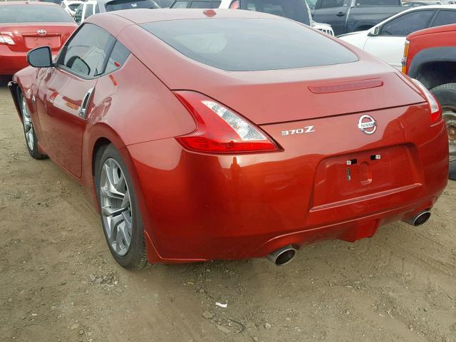 JN1AZ4EH1EM635196 - 2014 NISSAN 370Z BASE BURGUNDY photo 3