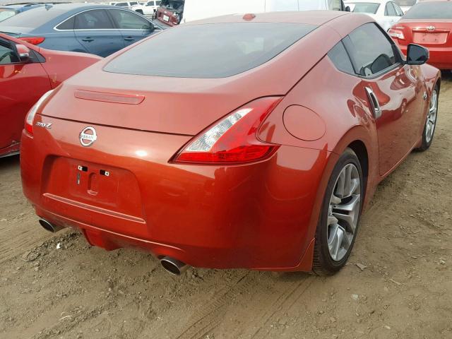 JN1AZ4EH1EM635196 - 2014 NISSAN 370Z BASE BURGUNDY photo 4