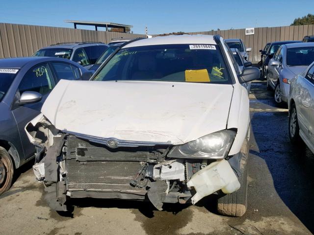 2C4GM48L55R314569 - 2005 CHRYSLER PACIFICA WHITE photo 10