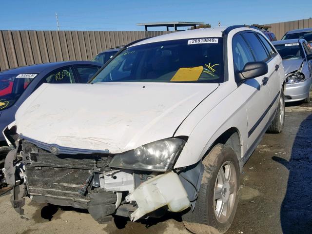 2C4GM48L55R314569 - 2005 CHRYSLER PACIFICA WHITE photo 2