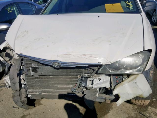 2C4GM48L55R314569 - 2005 CHRYSLER PACIFICA WHITE photo 7