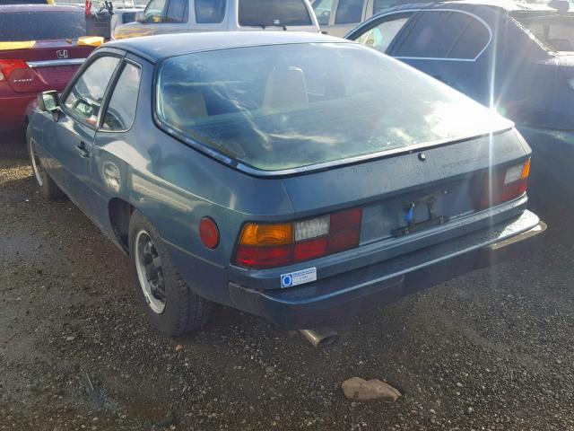 92A0430416 - 1980 PORSCHE 924 GREEN photo 3