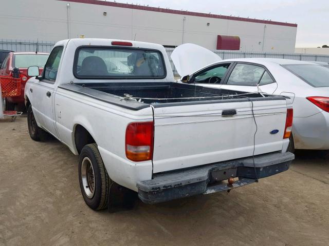 1FTCR10A5TPB12547 - 1996 FORD RANGER WHITE photo 3