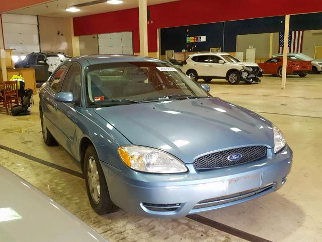 1FAFP56U26A222139 - 2006 FORD TAURUS SEL BLUE photo 1