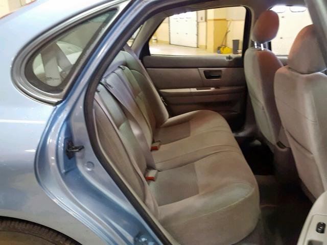 1FAFP56U26A222139 - 2006 FORD TAURUS SEL BLUE photo 6