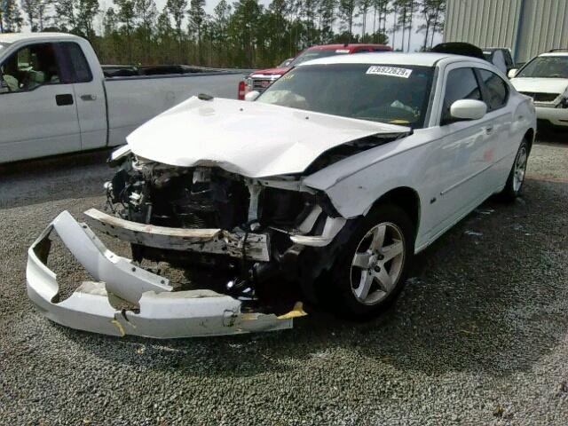 2B3CA3CV2AH302214 - 2010 DODGE CHARGER SX WHITE photo 2