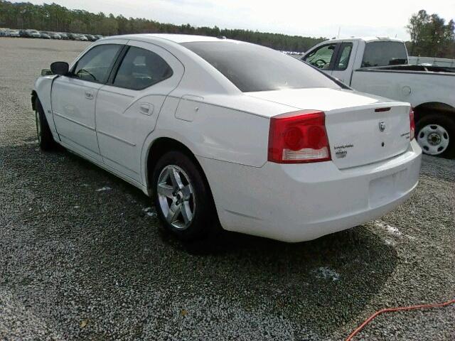 2B3CA3CV2AH302214 - 2010 DODGE CHARGER SX WHITE photo 3