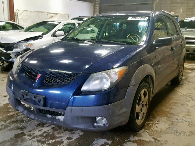 5Y2SL62853Z478596 - 2003 PONTIAC VIBE BLUE photo 2