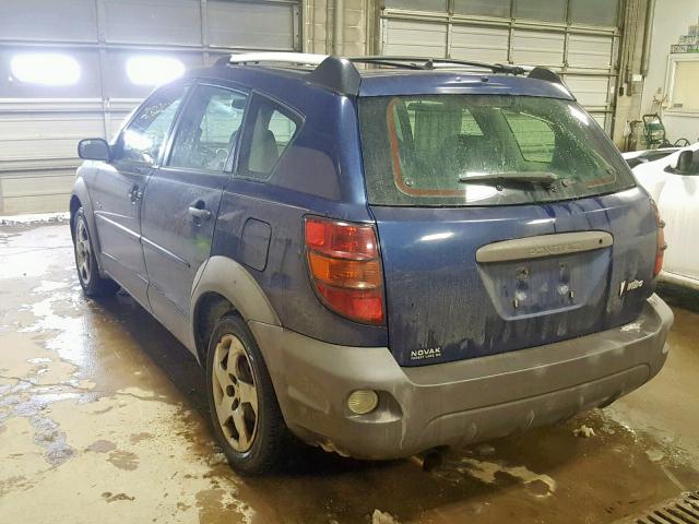 5Y2SL62853Z478596 - 2003 PONTIAC VIBE BLUE photo 3