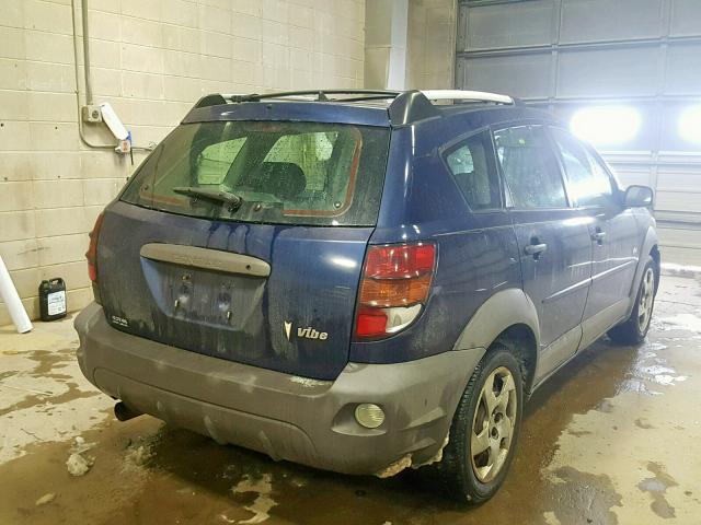 5Y2SL62853Z478596 - 2003 PONTIAC VIBE BLUE photo 4