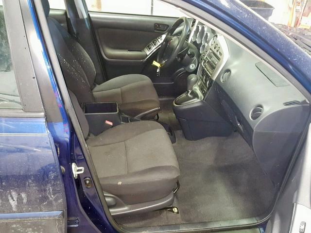 5Y2SL62853Z478596 - 2003 PONTIAC VIBE BLUE photo 5