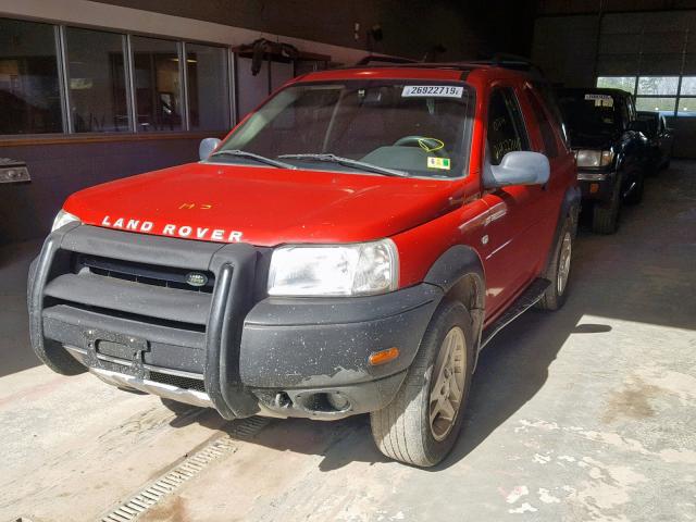 SALNY12283A257854 - 2003 LAND ROVER FREELANDER RED photo 2