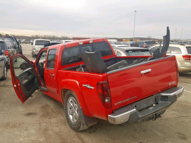 1GTH6PFE8C8128778 - 2012 GMC CANYON SLE RED photo 3