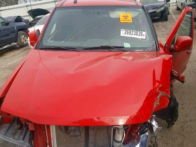 1GTH6PFE8C8128778 - 2012 GMC CANYON SLE RED photo 7