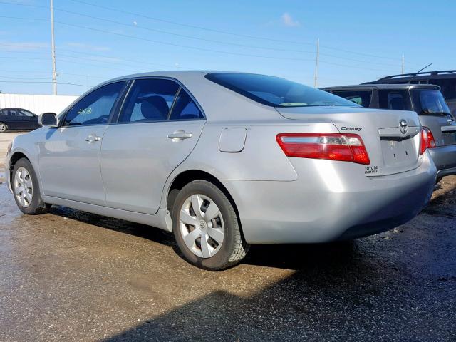 4T1BE46K87U073903 - 2007 TOYOTA CAMRY NEW SILVER photo 3