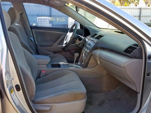 4T1BE46K87U073903 - 2007 TOYOTA CAMRY NEW SILVER photo 5