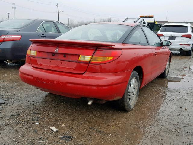 1G8ZH1278XZ153774 - 1999 SATURN SC2 RED photo 4