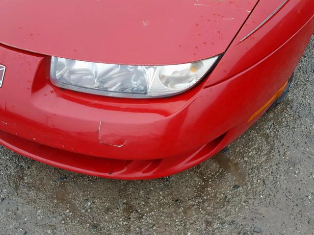 1G8ZH1278XZ153774 - 1999 SATURN SC2 RED photo 9