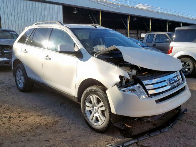 2FMDK38C68BA61502 - 2008 FORD EDGE SEL WHITE photo 1