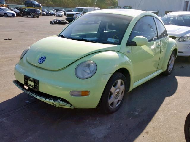 3VWCB21C41M475710 - 2001 VOLKSWAGEN NEW BEETLE Yaşıl foto 2