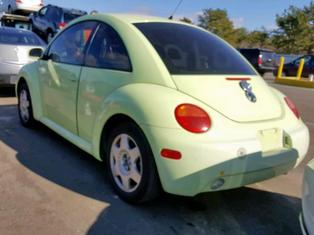 3VWCB21C41M475710 - 2001 VOLKSWAGEN NEW BEETLE Yaşıl foto 3