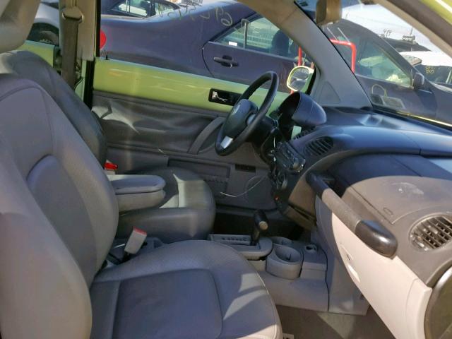 3VWCB21C41M475710 - 2001 VOLKSWAGEN NEW BEETLE Yaşıl foto 5