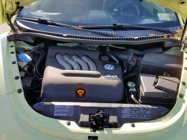 3VWCB21C41M475710 - 2001 VOLKSWAGEN NEW BEETLE Yaşıl foto 7
