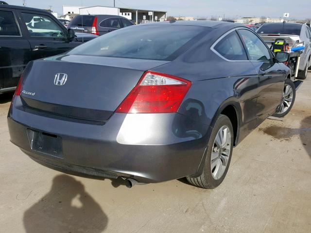 1HGCS128X8A004175 - 2008 HONDA ACCORD EXL GRAY photo 4