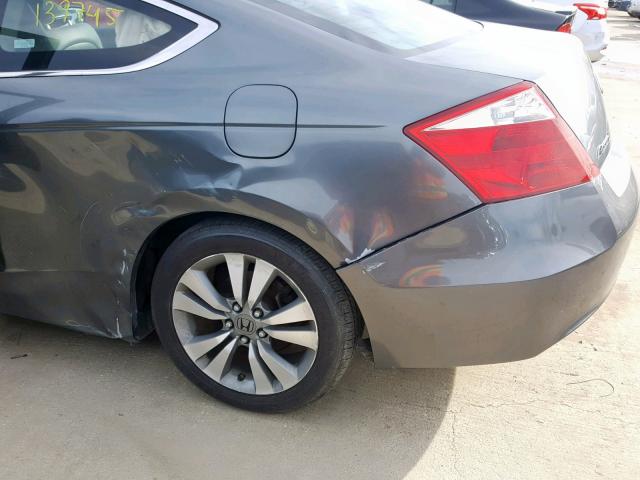 1HGCS128X8A004175 - 2008 HONDA ACCORD EXL GRAY photo 9