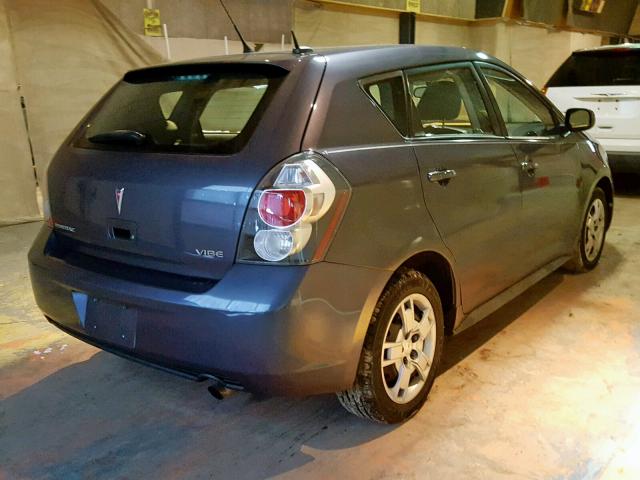 5Y2SP67069Z422439 - 2009 PONTIAC VIBE GRAY photo 4