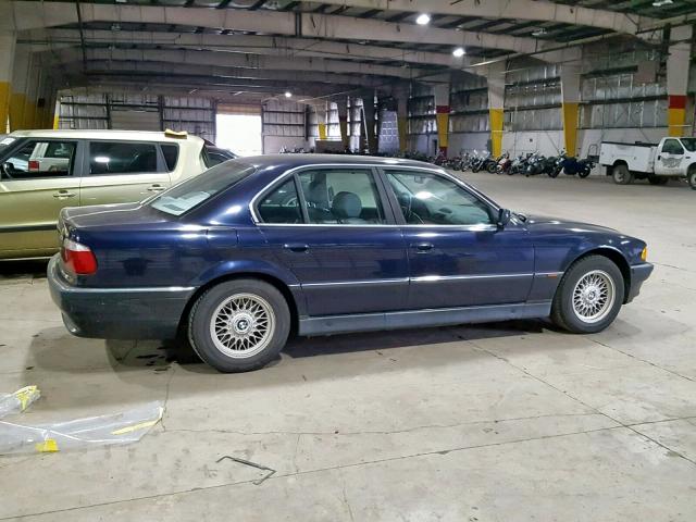 WBAGF8327WDL55187 - 1998 BMW 740 I AUTO BLUE photo 9