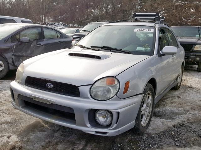 JF1GG29643G809158 - 2003 SUBARU IMPREZA WR SILVER photo 2