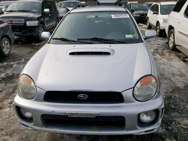 JF1GG29643G809158 - 2003 SUBARU IMPREZA WR SILVER photo 9