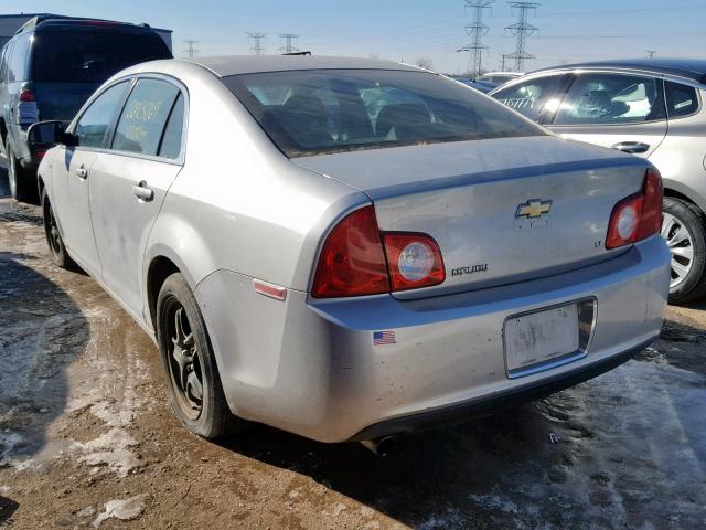 1G1ZH57B28F198540 - 2008 CHEVROLET MALIBU 1LT 银色 照片 3