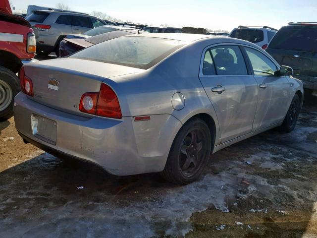 1G1ZH57B28F198540 - 2008 CHEVROLET MALIBU 1LT 银色 照片 4