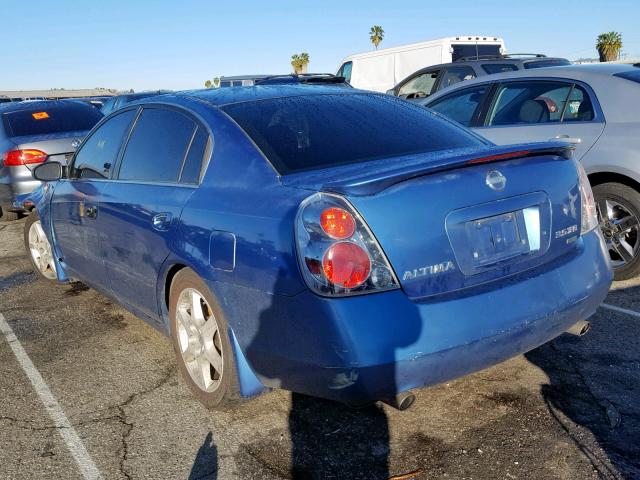 1N4BL11D73C151448 - 2003 NISSAN ALTIMA SE BLUE photo 3