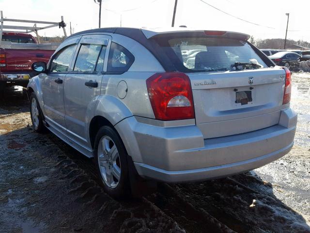 1B3HB48B38D527854 - 2008 DODGE CALIBER SX GRAY photo 3