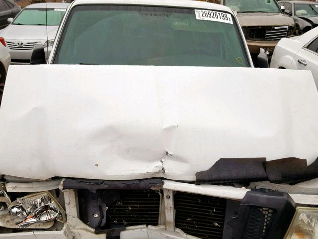 1FTYR10D47PA84388 - 2007 FORD RANGER WHITE photo 7