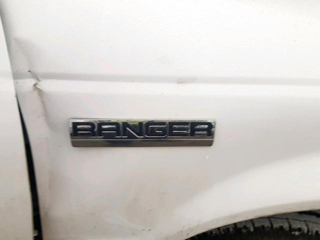 1FTYR10D47PA84388 - 2007 FORD RANGER WHITE photo 9