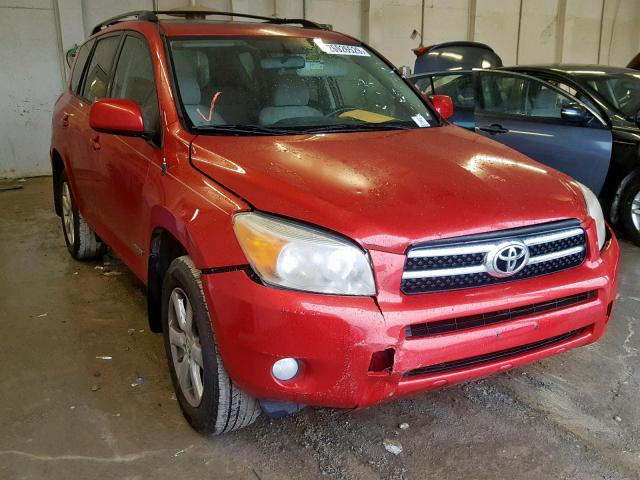 JTMZD31V675037171 - 2007 TOYOTA RAV4 LIMIT RED photo 1