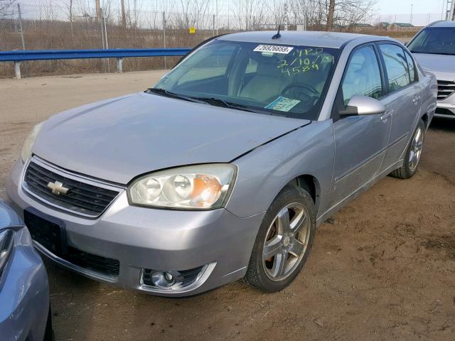 1G1ZU53866F224589 - 2006 CHEVROLET MALIBU LTZ SILVER photo 2