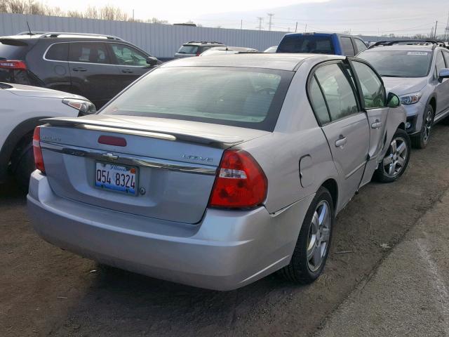 1G1ZU53866F224589 - 2006 CHEVROLET MALIBU LTZ SILVER photo 4