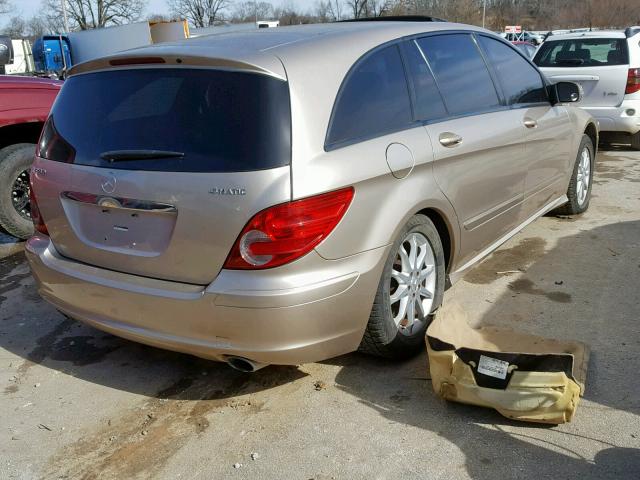 4JGCB65E86A026150 - 2006 MERCEDES-BENZ R 350 GOLD photo 4