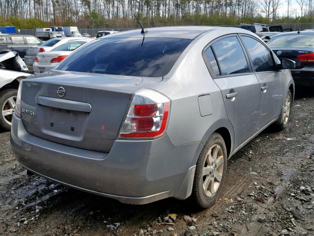 3N1AB61E18L628162 - 2008 NISSAN SENTRA 2.0 SILVER photo 4